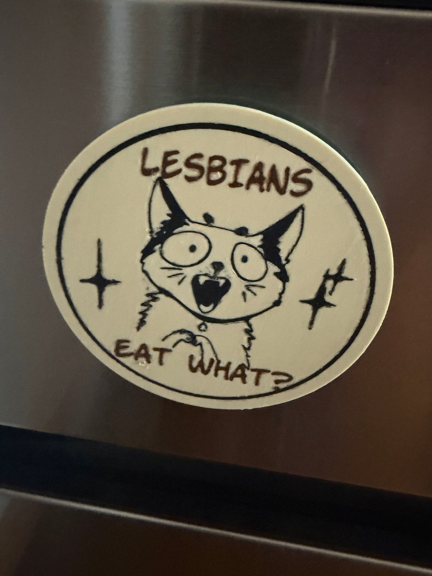 Lesbian Kitty magnet