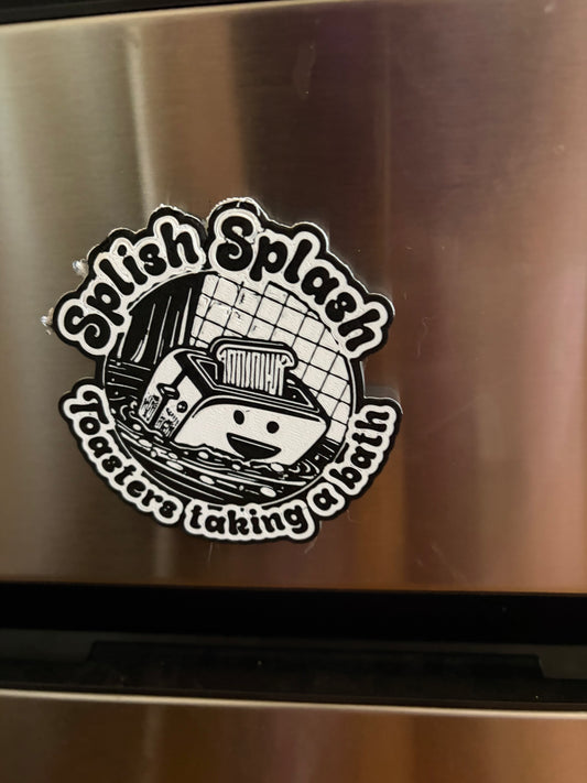 Toaster bath magnet